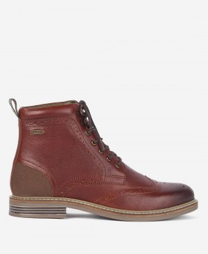 Cizme Barbati Barbour Seaton Brogues Maro | Romania_BAR40343