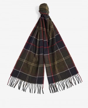 Esarfe Barbati Barbour Galingale Tartan Negrii | Romania_BAR86774