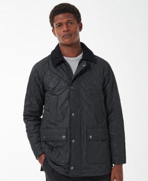 Geaca Barbati Barbour Ashby Polarquilt Negrii | Romania_BAR72434