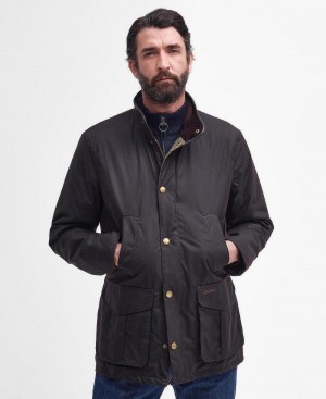 Geaca Barbati Barbour Hereford Wax Maro | Romania_BAR59689