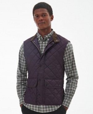 Geaca Barbati Barbour Lowerdale Gilet Violet | Romania_BAR84263