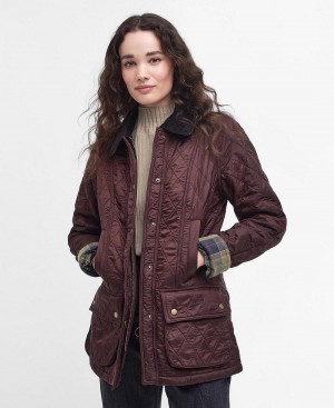 Geaca Dama Barbour Beadnell Polarquilt Rosii | Romania_BAR17493