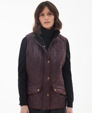 Geaca Dama Barbour Cavalry Gilet Violet | Romania_BAR38365