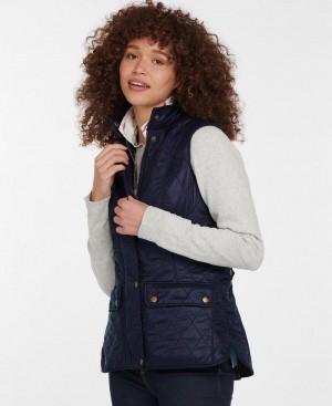 Geaca Dama Barbour Wray Gilet Albastri | Romania_BAR78575