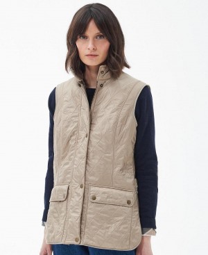 Geaca Dama Barbour Wray Gilet Bej | Romania_BAR52181