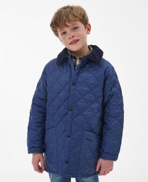 Haine Copii Barbour Boys' Liddesdale® Matlasat Jacket Albastri | Romania_BAR89934