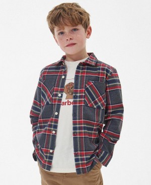 Haine Copii Barbour Boys' Portdown Shirt Gri | Romania_BAR38271