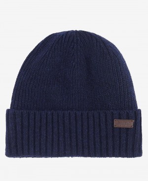 Palarie Barbati Barbour Carlton Beanie Albastri | Romania_BAR34665