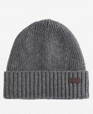 Palarie Barbati Barbour Carlton Beanie Gri | Romania_BAR61536