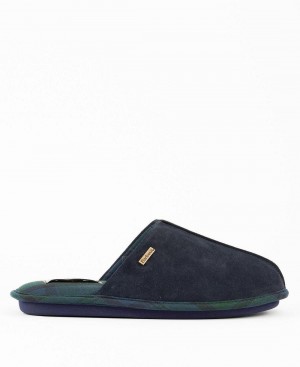 Pantofi Barbati Barbour Foley Slippers Negrii | Romania_BAR75026