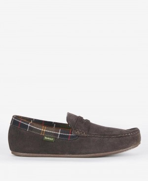 Pantofi Barbati Barbour Porterfield Slippers Maro | Romania_BAR77194