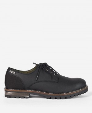 Pantofi Barbati Barbour Sandstone Derby Shoes Negrii | Romania_BAR74700