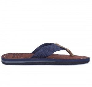 Pantofi Barbati Barbour Toeman Beach Sandal Bleumarin | Romania_BAR35979