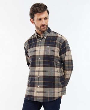 Topuri Barbati Barbour Hogside Tartan Shirt Colorati | Romania_BAR84023