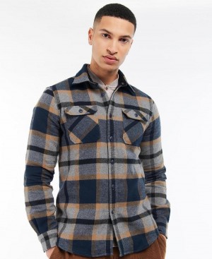 Topuri Barbati Barbour Rhobell Tailored Shirt Colorati | Romania_BAR71313