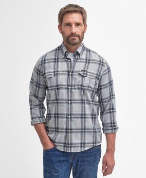 Topuri Barbati Barbour Singsby Thermo Weave Shirt Colorati | Romania_BAR93300