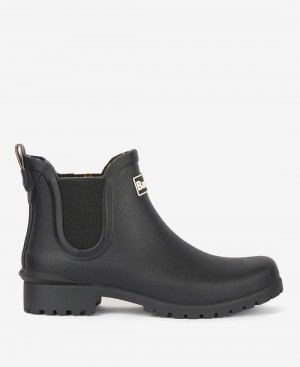 Wellingtons Dama Barbour Wilton Negrii | Romania_BAR44522