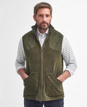 knitwear Barbati Barbour Dunmoor Gilet Verzi | Romania_BAR78822