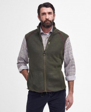 knitwear Barbati Barbour Langdale Fleece Gilet Verzi | Romania_BAR17468