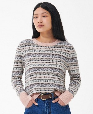 knitwear Dama Barbour Peak Jumper Colorati | Romania_BAR87968