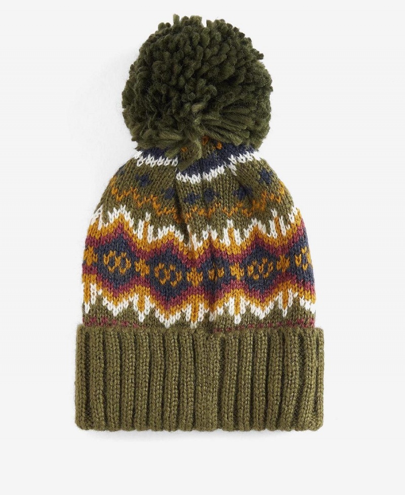 Accesorii Copii Barbour Boys Case Fairisle Beanie Verzi | Romania_BAR46673