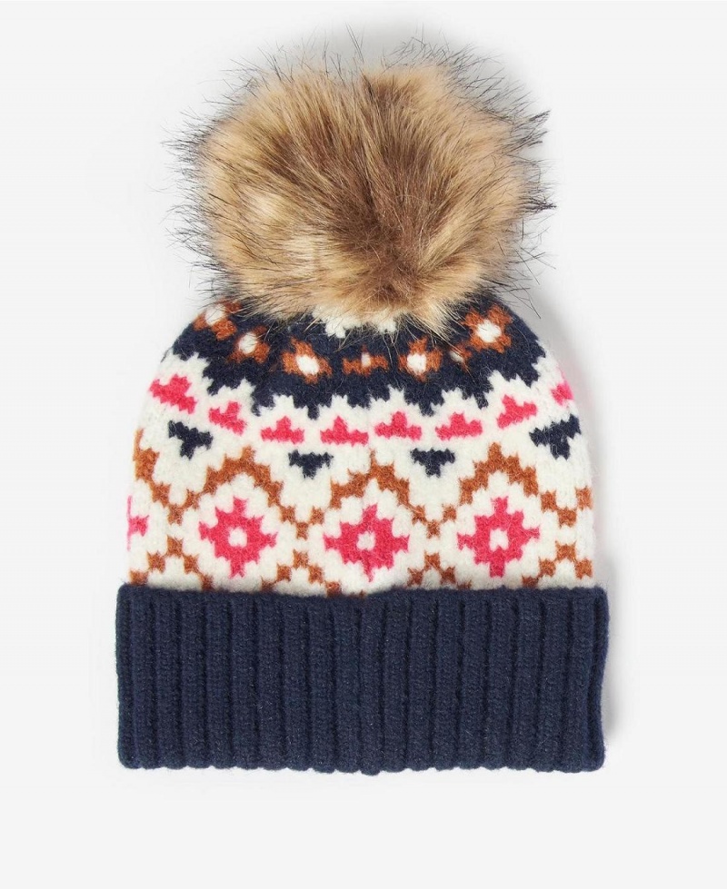 Accesorii Copii Barbour Girls' Claudia Beanie Bleumarin | Romania_BAR47711