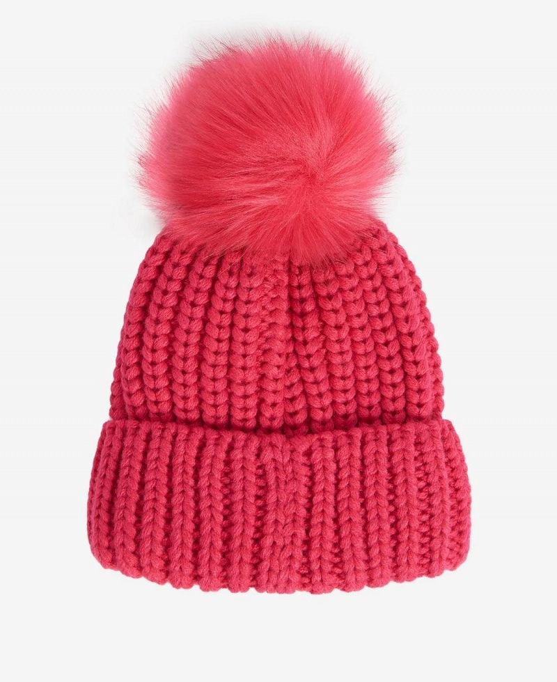 Accesorii Copii Barbour Girls Saltburn Beanie Roz | Romania_BAR94096