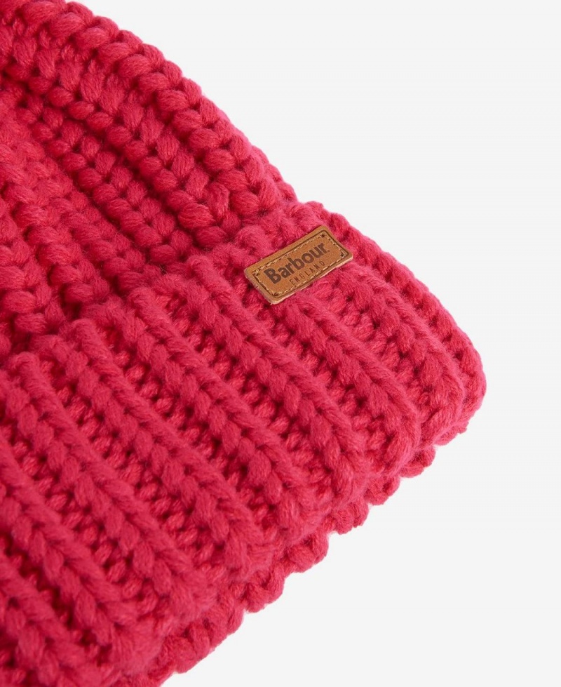 Accesorii Copii Barbour Girls Saltburn Beanie Roz | Romania_BAR94096