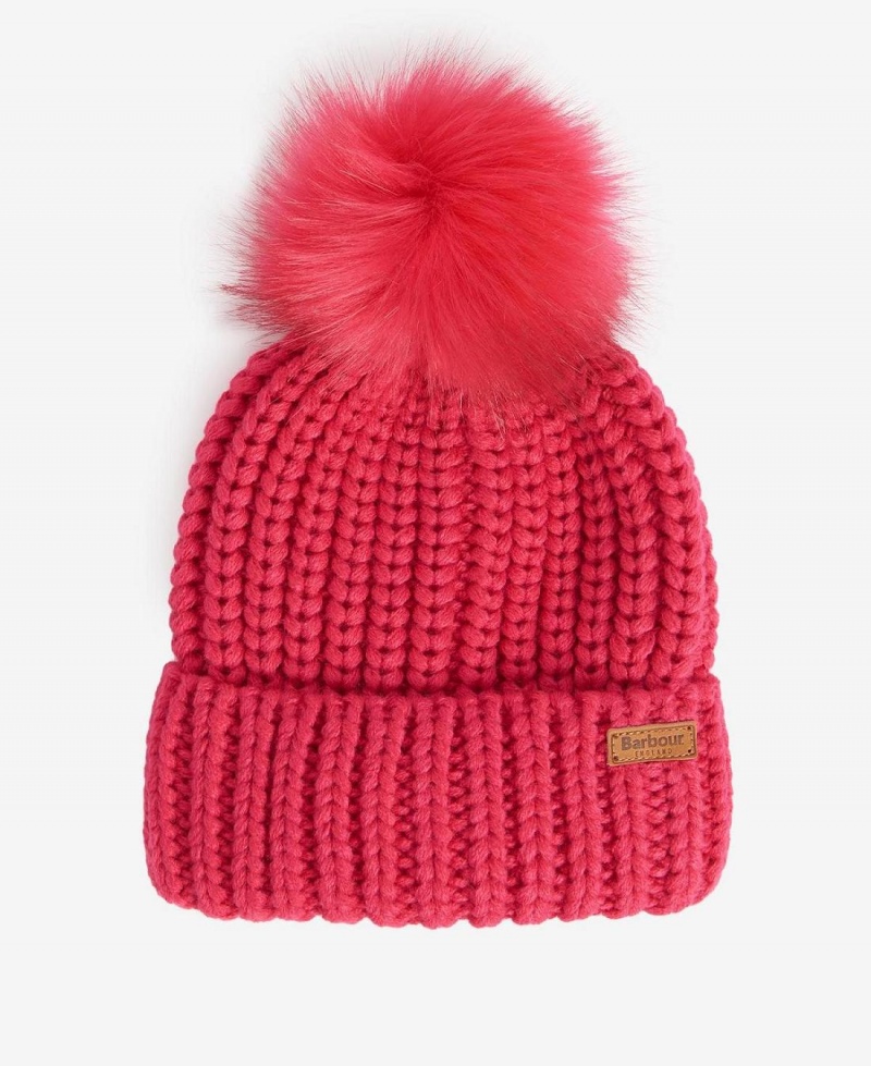 Accesorii Copii Barbour Girls Saltburn Beanie Roz | Romania_BAR94096