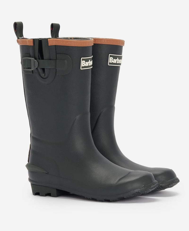 Accesorii Copii Barbour Simonside Children's Wellington Boots Verzi | Romania_BAR63021