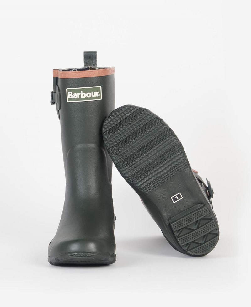 Accesorii Copii Barbour Simonside Children's Wellington Boots Verzi | Romania_BAR63021