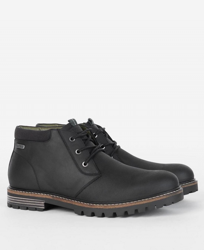 Cizme Barbati Barbour Boulder Chukka Negrii | Romania_BAR90643