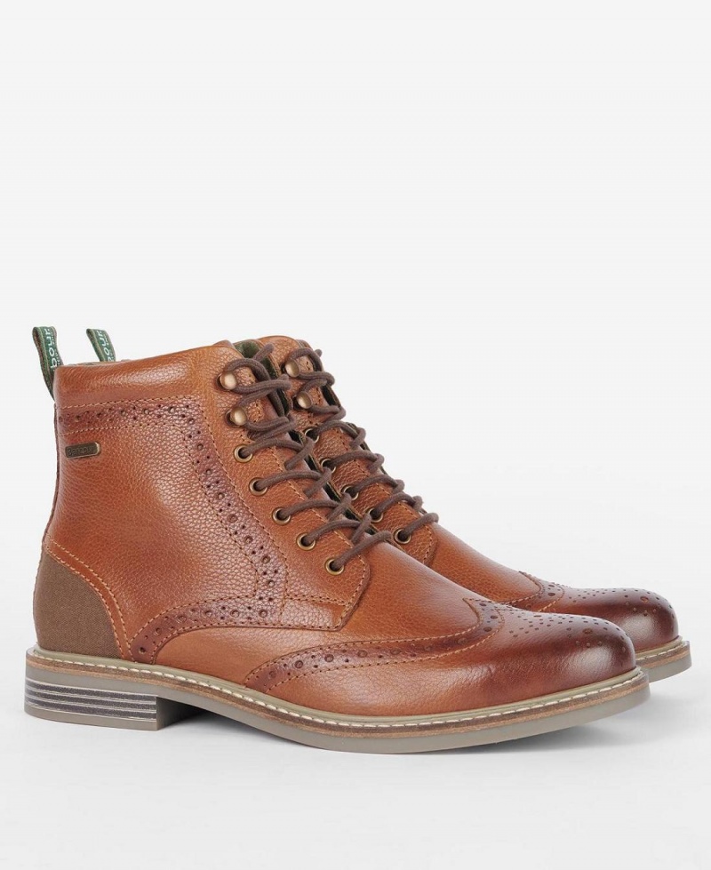 Cizme Barbati Barbour Seaton Brogues Maro | Romania_BAR69331