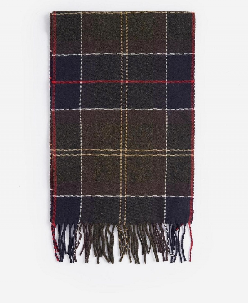 Esarfe Barbati Barbour Galingale Tartan Negrii | Romania_BAR86774