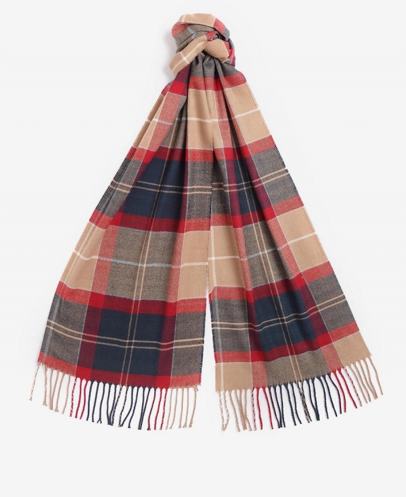 Esarfe Barbati Barbour Galingale Tartan Rosii | Romania_BAR78389