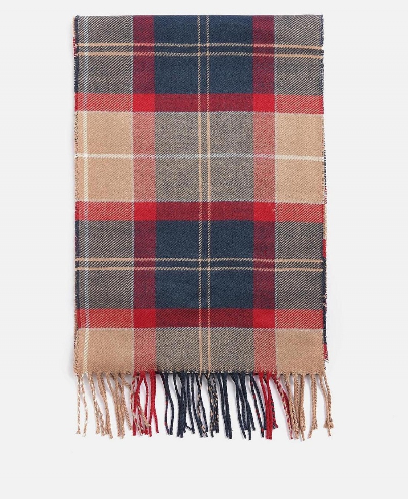 Esarfe Barbati Barbour Galingale Tartan Rosii | Romania_BAR78389