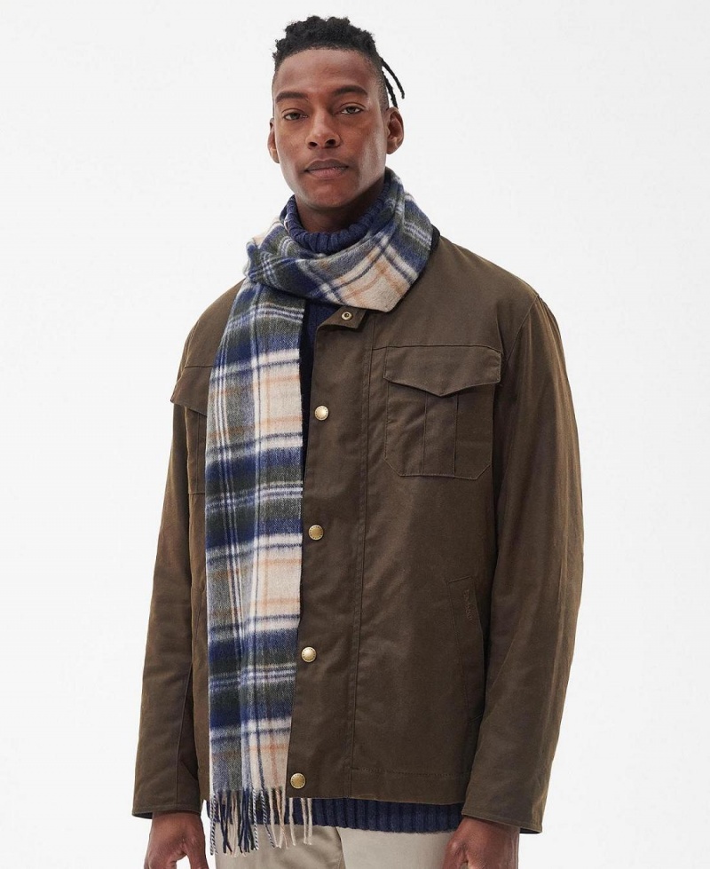 Esarfe Barbati Barbour New Check Tartan Bej | Romania_BAR24458