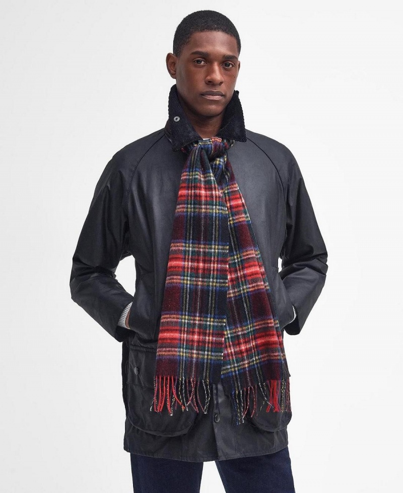 Esarfe Barbati Barbour New Check Tartan Negrii | Romania_BAR19928