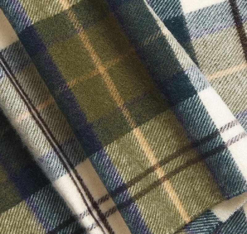 Esarfe Barbati Barbour Tartan Verzi | Romania_BAR79877