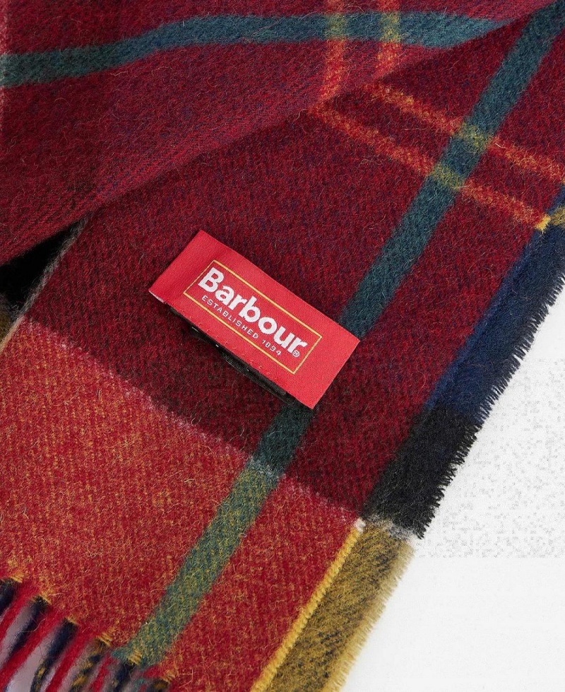 Esarfe Dama Barbour Dragon Tartan Rosii | Romania_BAR77838