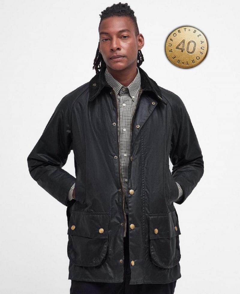 Geaca Barbati Barbour 40th Anniversary Beaufort Wax Verzi | Romania_BAR78651