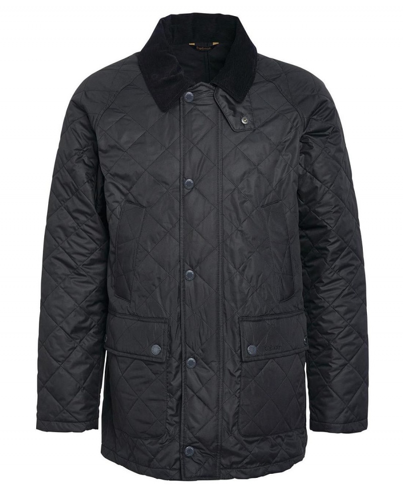 Geaca Barbati Barbour Ashby Polarquilt Negrii | Romania_BAR72434