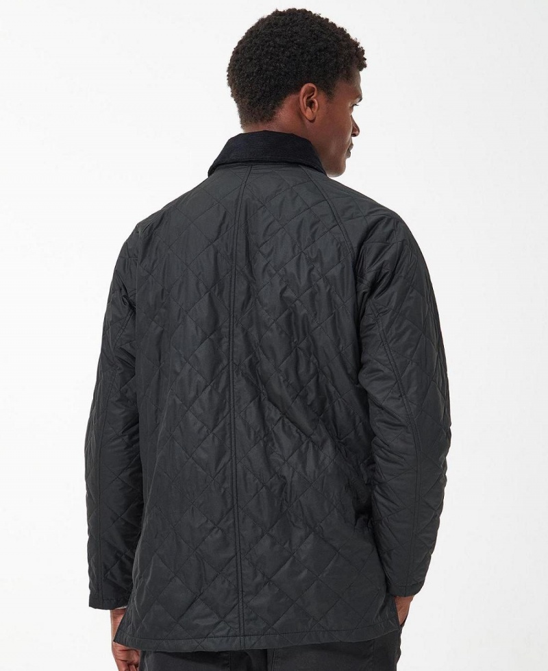 Geaca Barbati Barbour Ashby Polarquilt Negrii | Romania_BAR72434