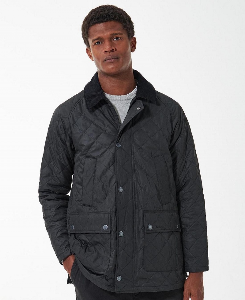 Geaca Barbati Barbour Ashby Polarquilt Negrii | Romania_BAR72434