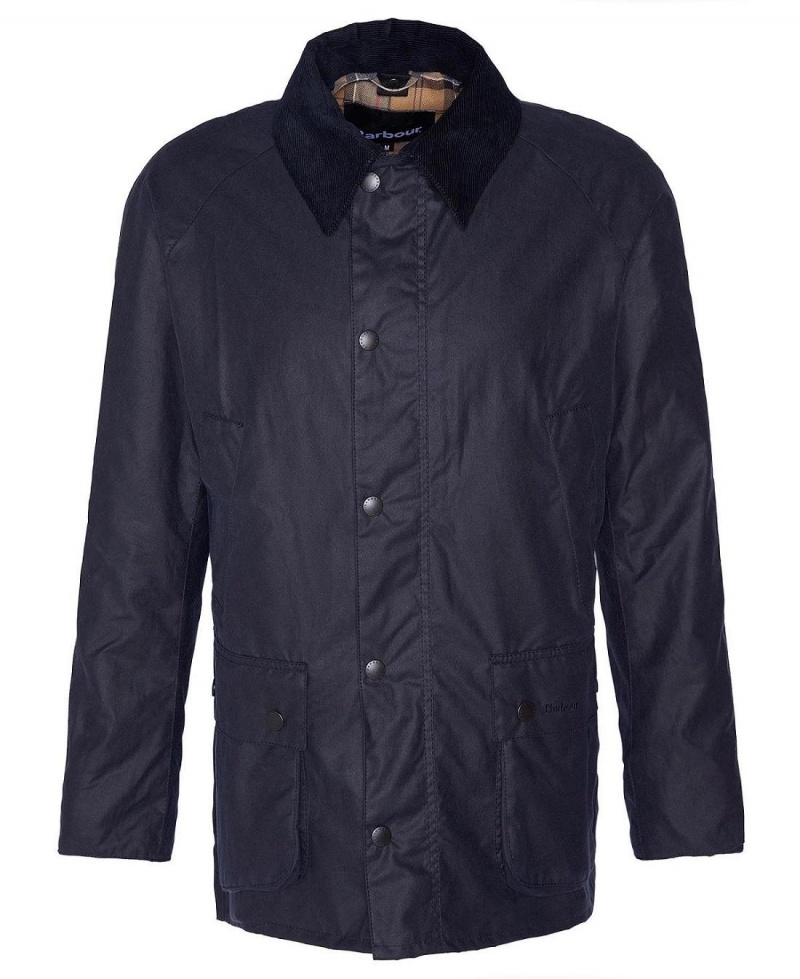 Geaca Barbati Barbour Ashby Waxed Bleumarin | Romania_BAR74251