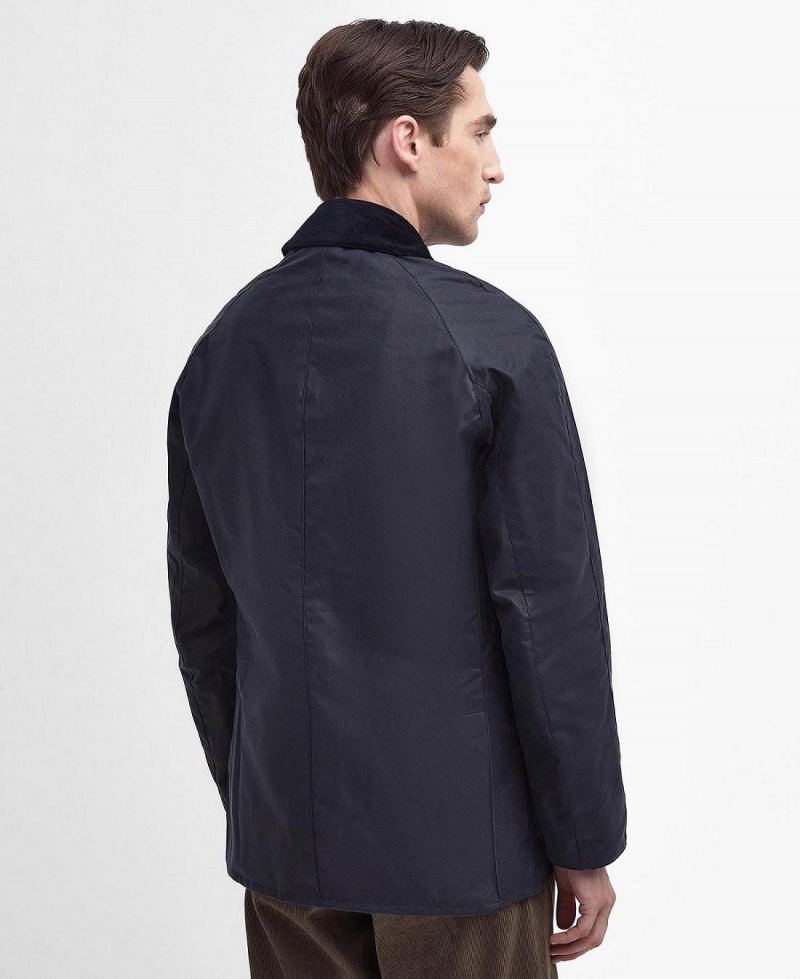 Geaca Barbati Barbour Ashby Waxed Bleumarin | Romania_BAR74251