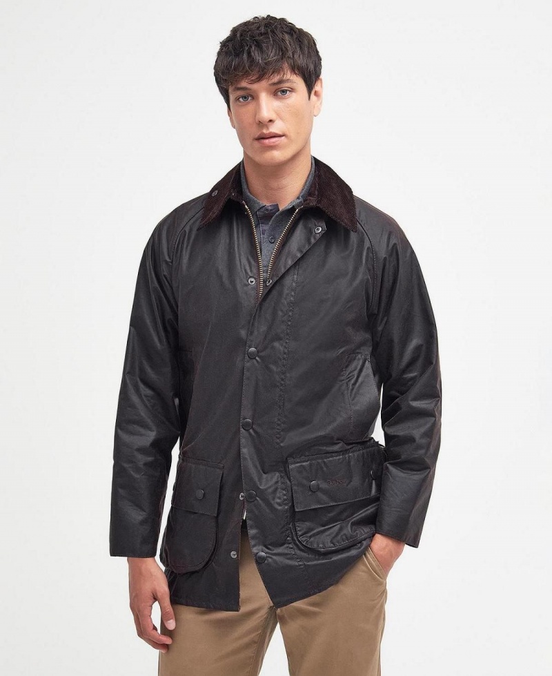 Geaca Barbati Barbour Beaufort® Waxed Maro | Romania_BAR46725