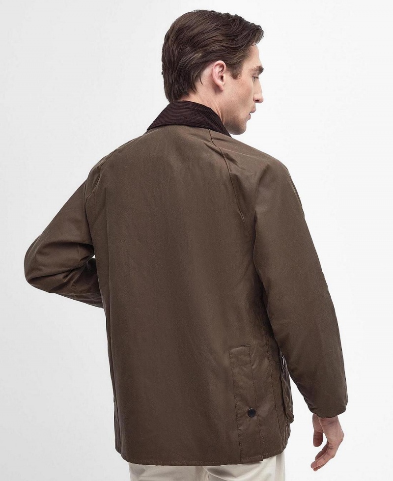 Geaca Barbati Barbour Bedale® Waxed Maro | Romania_BAR15437