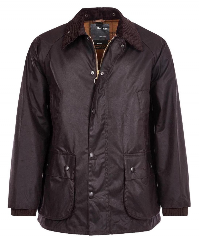 Geaca Barbati Barbour Bedale® Waxed Negrii | Romania_BAR39327