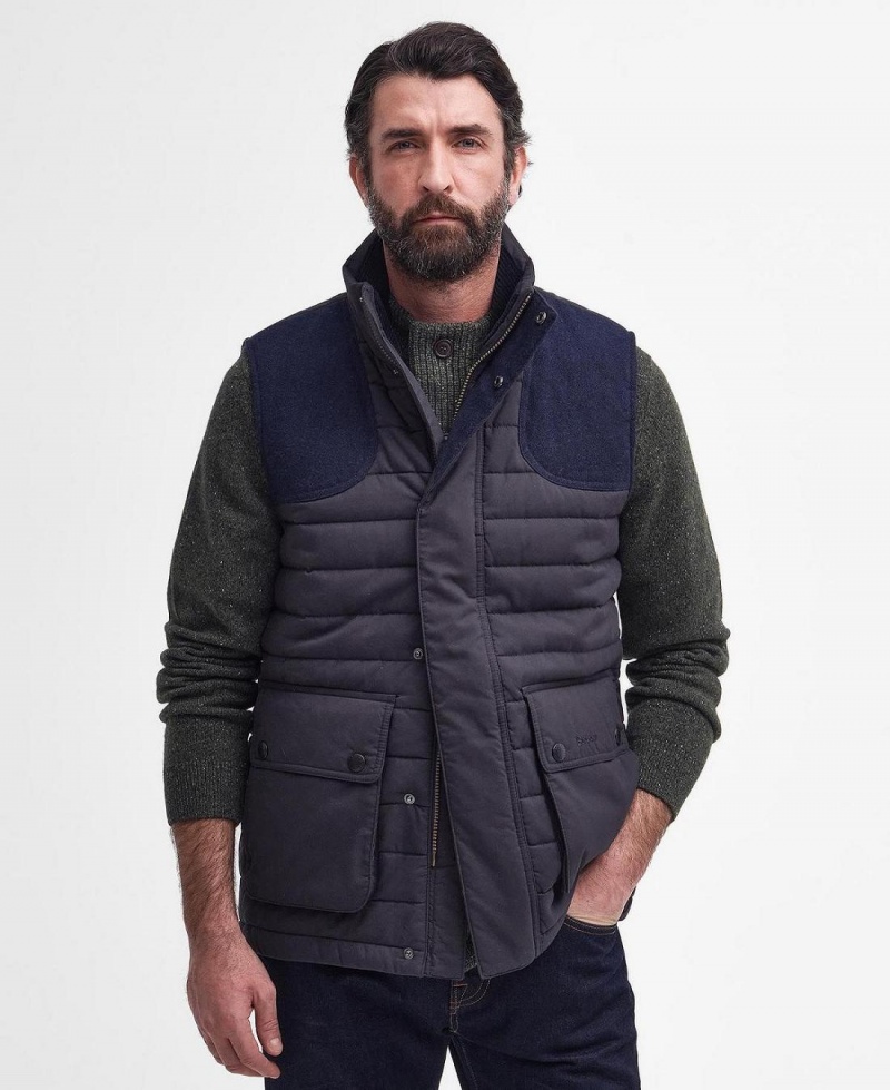 Geaca Barbati Barbour Bradford Gilet Albastri | Romania_BAR58177